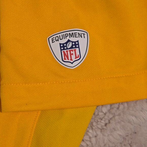 Men's Pittsburgh Steelers NIKE DRI-FIT Gold Polo Size Large - Picture 7 of 8